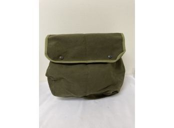 Olive Green Canvas Backpack