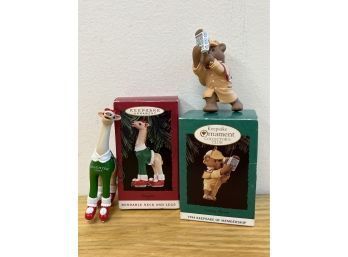 Hallmark Keepsake Ornaments-Bendable Camel 'daughter' & 1994 Keepsake Membership