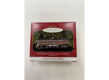 746 Norfolk And Western Steam Locomotive Lionel Hallmark Ornament