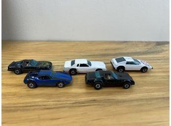 Five Hot Wheels