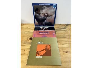 Lot Of Four Jazz Albums: Armstrong, Dodds And Sonny Terry