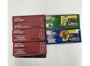 Coleco Cartridge Quiz Book Games 5 Total