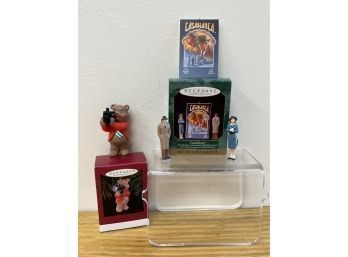 Hallmark Keepsake Ornaments-'Dad' And 'Casablanca' Set Of 2