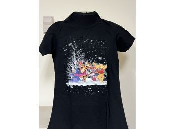 Christmas Ladies,  Small,  'Winnie The Pooh' T Shirt