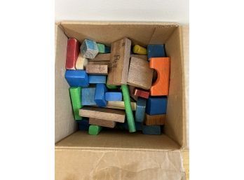 Small Box Of Wood Blocks