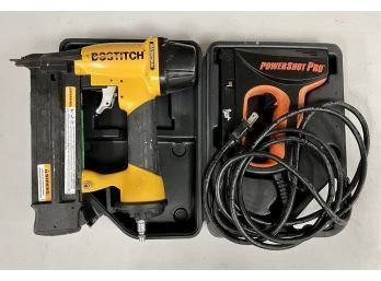 Bostitch Magnesium Nailer  & Powershot Pro Heavy Duty Electric Staple & Nail Gun