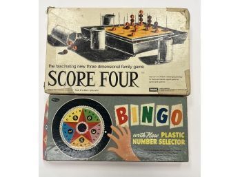 Bingo & Score Four Board Game