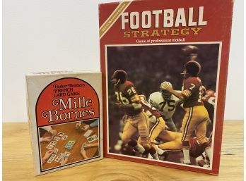 Sports Illustrated Football Strategy & Parker Brothers Mille Bornes