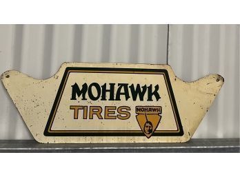 Mohawk Tires Vintage Metal Sign