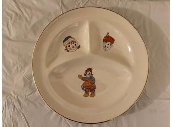 Raggedy Ann & Andy Baby Plate