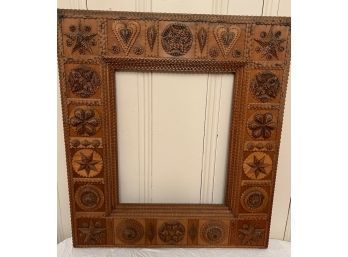 Tramp Art Picture Frame