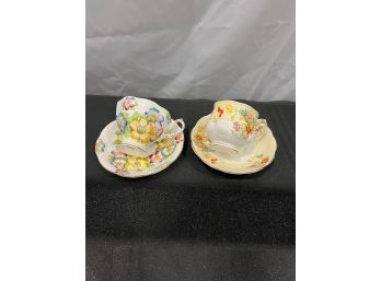 2 Royal Albert Cups & Saucers