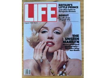 Life Magazine Marilyn Monroe 1982