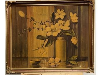 Print On Backboard By J F Nichols- Magnolias