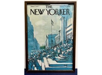 Small New Yorker Print Framed