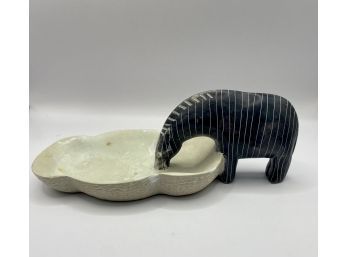 Stone Zebra Dish