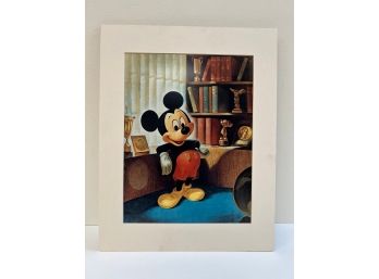 John Hench Mickey Mouse Print