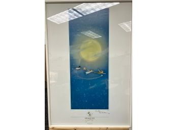 Peter Pan Poster Signed To Jean Ken Anderson Framed