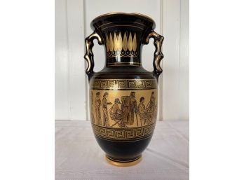 Greek Vase With Red Figure Design