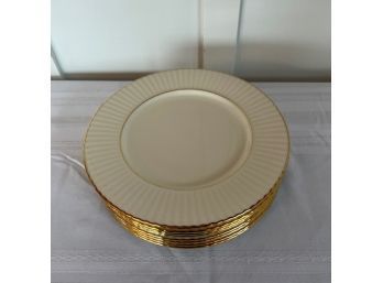 10 3/4' Lenox Dinner Plates 'Citation Gold'