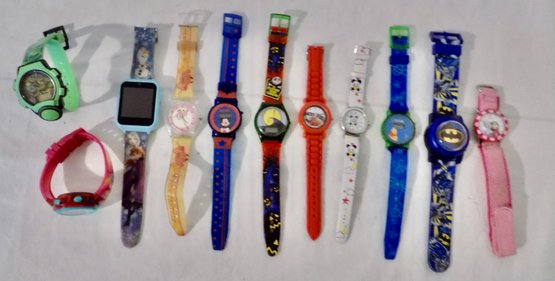 11 Fun Colorful Character Watches TMNT-trolls-frozen-pink Panther-nightmare Before Christmas-batman & More