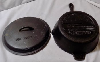 Old Mountain Cast Iron Skillet  3 Inches Deep  10 Inches Wide