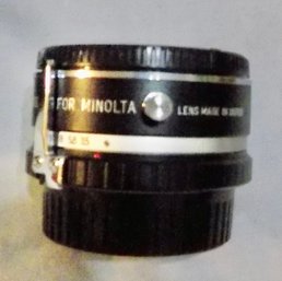 Minolta Auto Converter Camera Lens