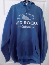 Red Rocks Limited Edition Hoodie.    Adult Size XL
