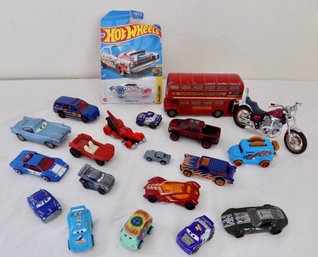 Collection Of Toy Cars Includes Hot Wheels & Micro Cars