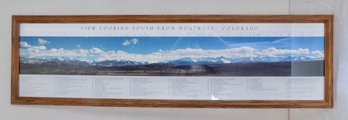 Gorgeous South View Of Colorado's 14ers From Montrose  Colorado  Framed 40 X 11