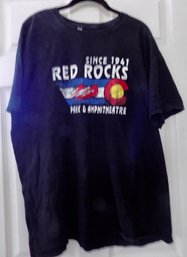 New Red Rocks T-shirt         Adult Size XL