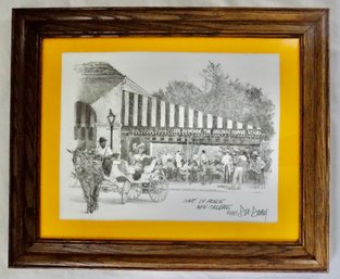 An Original Work By Don Davey The Famous 'Cafe Du Monde' In New Orleans  14 X 16