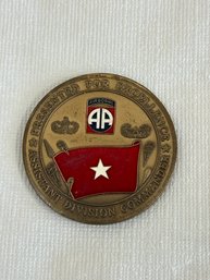 82nd Airborne Challenge Coin