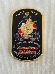 U.S. Army Fort Dix Challenge Coin