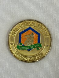 455th Chemical Brigade Challenge Coin