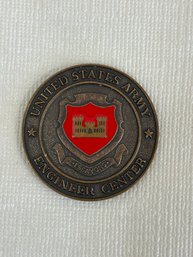 US Army Engineer Center Challenge Coin