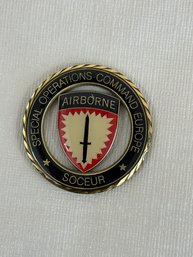 Airborne SPEC-OP Command EU Challenge Coin