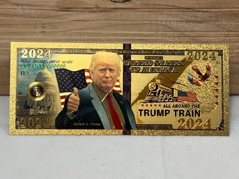 2024 Donald Trump Gold Bill