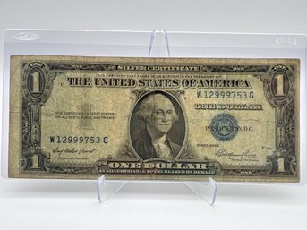 1935E $1 Silver Certificate OFF CENTER