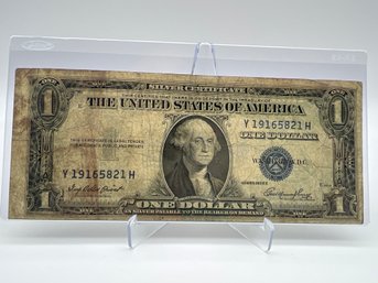 1935E $1 Silver Certificate OFF CENTER