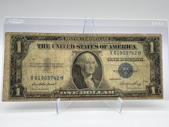 1935E $1 Silver Certificate OFF CENTER