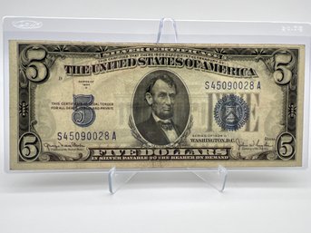 1934D $5 Silver Certificate