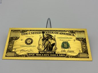 U.S. Collectible Gold Banknote