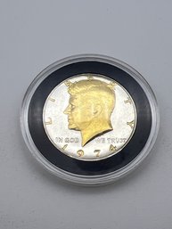 1974 Kennedy Half Dollar Gold Layered