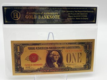 U.S. Collectible Gold Banknote