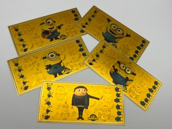 Minions Collectible Gold Bill Lot