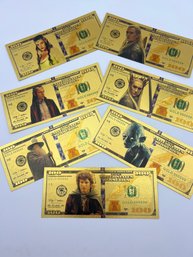 Lord Of The Rings Collectible Gold Bills