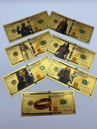 Lord Of The Rings Collectible Gold Bills