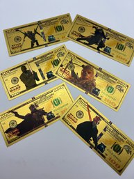 Star Wars Collectible Gold Bills