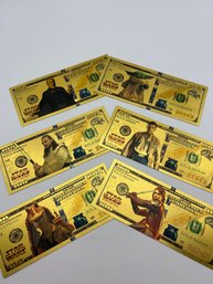 Star Wars Collectible Gold Bills